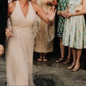 Beautiful silk and tool anthro bridesmaids dress!!